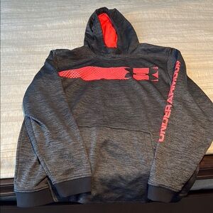 Men’s Under Armour Charcoal and Coral Hoodie